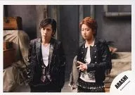 Arashi / Satoshi Ohno, Kazuya Ninomiya / Yokogata, 2 persons, Costume Black, Knee-high / Official Official photo