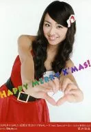 SUPER☆GiRLS/荒井玲良/上半身・衣装赤・コメント入り/超絶少女2011 FINAL～X’mas Special～2011.12.24＠新宿BLAZE
