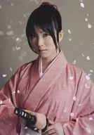 山本纱也加(雪村千鹤)/丰胸·和服粉·双手刀·角色生写真/音乐剧《薄樱鬼》官方生写真