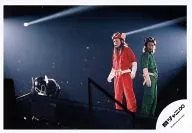 Kanjani Eight / Shibuya Subaru / Okura Tadayoshi / Live Photo / Horizontal / Knee-Up / Kanjani Squadron ∞ Ranger costume Red / Green / Yokoyama Prone / Official Official photo