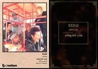 006:放浪兄弟/『song for you』/a+nation藝術家卡片
