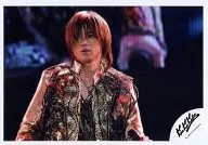 Kinki Kids/堂本光一/現場照片·橫型·豐胸·服裝金.黑·左手麥剋風·視線左下/公式生寫真