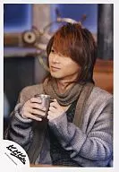 Kinki Kids/堂本光一/丰胸毛衣灰色杯子茶色披肩/官方生写真