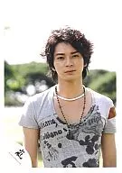 Arashi / Matsujun / Costume Grey / Upper Body / Necklace / Outdoor / Official Official photo