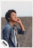 Arashi / Satoshi Ohno / Upper Body / Sideways / Denim Jacket / Left Cheek / Official Official photo