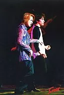 Kinki Kids / Koichi Domoto / Whole Body / Body Facing Right / Shirt Purple / Jun Akiyama behind / "MILLENNIUM SHOCK" / 2L size official Official photo