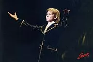 Kinki Kids / Koichi Domoto / Horizontal ・ Upper body ・ Costume black ・ Both hands spread ・ Eyes left / "SHOCK" / 2L size official Official photo
