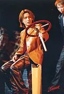 Kinki Kids / Koichi Domoto / Whole body, sitting, costume orange, left-hand handle / "SHOCK" / 2L size official Official photo
