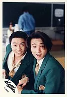 KinKi Kids / Domoto Go ・ Domoto Koichi / Bust up ・ Costume Uniform Green ・ Camera Eye View ・ Adhesive plaster for hard face / Official Official photo