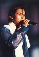 KinKi Kids / Koichi Domoto / Live Photo / Upper Body / Costume Light Blue / Towel White / Right Hand Microphone / Right Facing / No Frame / Official Official photo