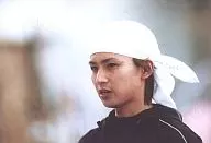 KinKi Kids / Koichi Domoto / Horizontal ・ Face Up ・ Costume Black ・ Bandana White ・ Background White ・ No Frame / Official Official photo