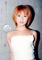 Morning Musume / Mari Yaguchi / Upper Body / Costume White / Both Hands Back / No Frame / Official Official photo