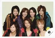 Kis-My-Ft2/集合(7人)/橫型·豐胸·服裝黑·宮田笑臉·背景白·中心藤穀/官方生寫真