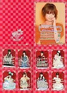 Morning Musume / 「 Eri Kamei Graduation Memorial Goods 」 A4 Size Official photo x 1 + L Size Official photo x 8 Set (w / Mount)