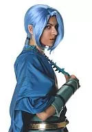 Kazunori kobayashi / parte superior do corpo, vestido azul, virado para a direita / palco "Shonen Onmyoji  - Este rapaz deve ser o sucessor de Seimei."