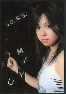 No. 030 : MIYU / Special Card C (Clear Card) / Zone 1 th Trading Card Cute & Powerful Card