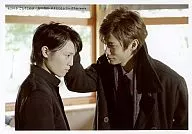 马场良马・内藤大希/卧式・丰胸・衣装黑色・马场，将右边放在内藤的头部・背景窗/电影「拓海君系列Pure～pure～」