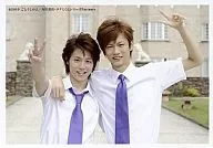 马场良马・内藤大希/卧式・丰胸・衬衫白・领带紫・和平・肩组/电影「拓海君系列Pure～pure～」