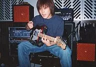 W-inds. / Ryuichi Ogata / Horizontal Type / Shirt Black / Jeans / Sitting / Both Hands Guitar / No Frame