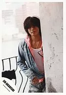 Jin Akanishi / Above-the-knee, denim jacket, jeans, logo "JIN AKANISHI" / Official Official photo