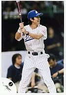 V6/井ノ原快彦/衣装野球のユニフォーム・帽子青・両手バット・右向き/公式生写真