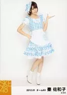 Sawako Hata / Check Costume / Whole Body / Left Hand Par / "2012.01" Official Official photo