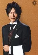 Shigeyuki Totsugi / Upper Body / Costume Suit fermented tea / Left Hand Cloth / Background Brown / ThankCUE FAN MEETING 2010