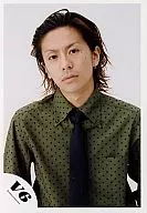 V6 / Takeshi Morita / Bust up / Shirt Khaki / Mizutama / Tie Black / Official Official photo