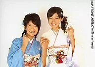 Berryz Kobo / Chinami Tokunaga / Yurina Kumai / Horizontal, Kimono, Double-handed Fist, Upper body / Official Official photo