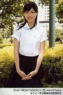 Berryz Kobo / Yurina Kumai / Above Knee / Uniform Short Sleeve Shirt White / Skirt Black / Both Hands / Background Outdoor / Daiei Koshien Special Store Opening Memorial / Postcard Size Official Official photo