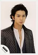 Arashi / Matsujun / Bust up / Coat Black / Jacket Black / Inner Shirt White / Eye Right / Official Official photo