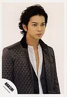 Arashi / Matsujun / Upper Body / Coat Black / Jacket Black / Inner Shirt White / Eye Right / Official Official photo