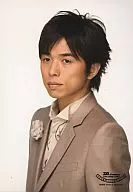 V6 / Yoshihiko INOHARA / Bust up / Costume beige / Chest part cosage / Background white / 20th Century LIVE TOUR 2009 HONEY HONEY HONEY / Official Official photo