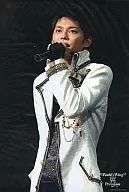 Takki & Wings / Wing IMAI / Live Photo / Above the Knee / Costume White / Left Hand Microphone / "World's Wing Premium 2007" / 2L size official Official photo