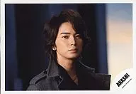 Arashi / Matsujun / Horizontal, Face Up, Costume Black, Eye View Right, Background Black / Official Official photo