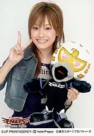 Morning Musume / Ai Takahashi / Upper Body / Costume Blue / Inner Purple / Right Hand Piece / Left Hand Plush toy / 「 Rakuten EAGLS 」 / Official Official photo