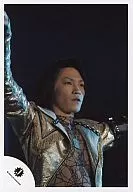 Kis-My-Ft2 / Takashi Nikaido / Live Photo, Bust Up, Costume Gold, Both Hands Spread, Eye View Right, Background Black / Official Official photo