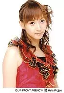 Morning Musume / Miki Fujimoto / Bust up / Costume red / black / Background white / Eye point diagonal right / Official Official photo