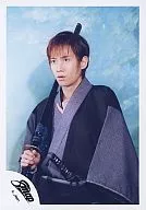 SMAP / Masahiro Nakai / Upper Body / Wafuku / Right Hand Sword / Light Blue Background / Left Body / Official Official photo