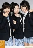 Jurina Matsui / Hirata / Kuwabara / Kneecaps / Uniforms / Smiles / Official Official photo