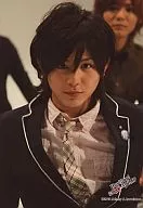 Hey! Say! JUMP / Ryosuke Yamada / Black costume / Upper body / Check tie pattern / Hey! Say! 2010 JUMP / Official Official photo