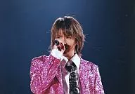 Kinki Kids / Koichi Domoto / Horizontal, Bust up, Costume Pink, Tie Left, Right Eye Microphone / Official Live Photo