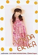 ° C-ute / Erika Umeda / Costume Pink / Above the Knee / straw hats / Cutie JUMP / Official Official photo