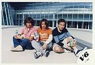 V6 / Ken Miyake / Tsuyoshi Morita / Junichi Okada / Horizontal Sitting Center Morita / Hand Canned / Pet Bottle / Official Official photo