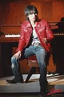 KinKi Kids / Koichi Domoto / Live Photo, Whole Body, Red Jacket, Jeans, White Innerwear, Sitting in Chair, Right Hand Feet, Background Piano, Eye Right / 2L Size / Endless SHOCK