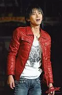 KinKi Kids / Koichi Domoto / Live Photo / Above-the-Knee / Red Jacket / White Inner / Necklace / Open-mouth / Jeans / 2L Size / Endless SHOCK