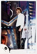 Kinki Kids / Koichi Domoto / Live photo, whole body, costume black and white, mouth opening / Official Official photo