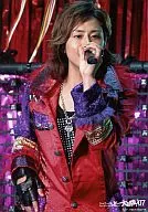 Kis-My-Ft2 / Hiromitsu Kitayama / Live Photo / Upper Body / Left Hand Microphone / Inner Black / Jacket Purple Red / Glove Black / Background Red / No Frame / Johnnys Jr.'s Great Adventure!' 07