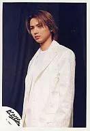 Kinki Kids / Koichi Domoto / Upper Waist / White Costume / Black Background / Official Official photo