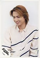 Kinki Kids / Koichi Domoto / Koshijo / Costume white blue / Background white / Official Official photo